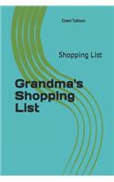 Grandma's Shopping List