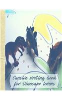Cursive writing for dinosaur lovers