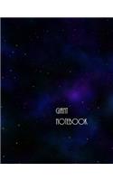 Giant Notebook: Jumbo Stars Cover Design Notebook, Journal, 500 Pages, 250 Ruled Sheets
