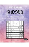 Large Print Sudoku 200 Easy Puzzles