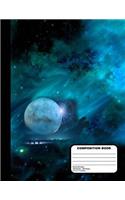 Outer Space Dot Grid Notebook 200 Journal Pages 8 1/2 x 11 Inches