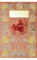 Monogram Sagittarius Notebook: Blank Journal Diary Log(77 Monogram Nouveauthree 150 Lined)