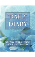 Daily Diary (Blank): A 365 day blank personal journal to record your private thoughts and reflections on a daily basis throughout the year.(Personal Journals)