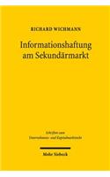 Haftung am Sekundärmarkt für fehlinformationsbedingte Anlegerschäden: Ein Beitrag de lege lata zur Stärkung des Kapitalmarktstandortes Deutschland. Rechtsvergleichende und ökonomische Analyse(39 Schriften zum Unternehmens- und Kapitalmarktrecht)