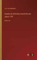 Annalen der Britischen Geschichte des Jahres 1789