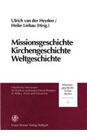 Missionsgeschichte, Kirchengeschichte, Weltgeschichte