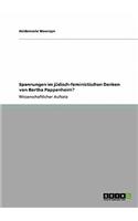 Spannungen im jüdisch-feministischen Denken von Bertha Pappenheim?