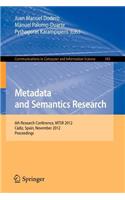 Metadata and Semantics Research