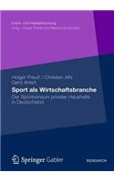 Sport ALS Wirtschaftsbranche