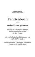 KFZ Fahrtenbuch & Fahrtaufzeichnung Carsharing/Mietwagen