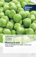 Freezing of peas