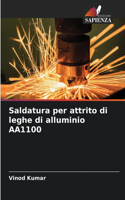 Saldatura per attrito di leghe di alluminio AA1100