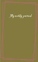 My weekly journal