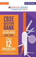 Oswaal CBSE Question Bank Chapterwise and Topicwise SOLVED PAPERS Class 12 English Core For Exam 2026
