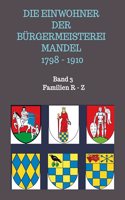 Die Einwohner der Burgermeisterei Mandel 1798 - 1910