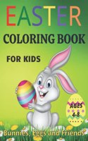 Easter Coloring Book for Kids Ages 4-8