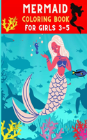 Mermaid coloring book for girls 3-5
