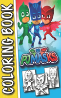 PJ MASKS coloring book: cute coloring For kids and fans