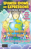 Spanish idioms and expressions Coloring Book: Learn Spanish & English while coloring