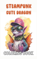 Steampunk Cute Dragon Coloring Book