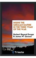 Inside the German Empire in the Third Year of the War