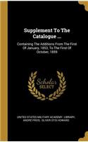 Supplement To The Catalogue ...