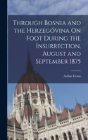 Through Bosnia and the Herzegóvina On Foot During the Insurrection, August and September 1875