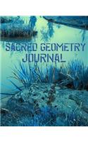 Sacred Geometry Journal: Isometric Crystal Grid and Small Hexagonal Grid Pages-Blank Lined Pages for Sacred Geometry Meditation Notes