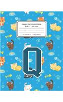 Primary Composition Notebook Grades K-2 Story Journal Q