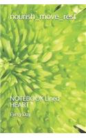 nourish_move_rest: NOTEBOOK Lined HEART