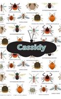 Cassidy: Bug Insect Journal Notebook 120 Pages 6x9