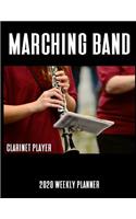 Marching Band Clarinet Player 2020 Weekly Planner: A 52-Week Calendar For Woodwinds
