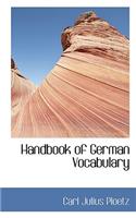 Handbook of German Vocabulary