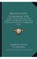 Amoenitates Literariae V10