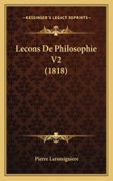 Lecons De Philosophie V2 (1818)