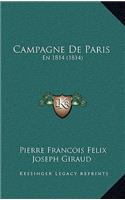 Campagne de Paris