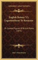 English Botany V3, Leguminiferae To Rosaceae