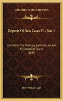 Reports Of New Cases V1, Part 1