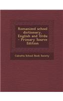 Romanized School Dictionary, English and Urdu