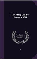 The Army List For January, 1817: (English)