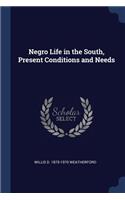 Negro Life in the South, Present Conditions and Needs