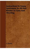 Instructions To Young Sportsmen, In All That Relates To Guns And Shooting