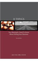11 Things You Absolutely Need To Know About Selling Your Business