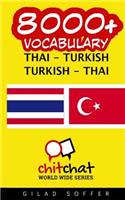 8000+ Thai - Turkish Turkish - Thai Vocabulary