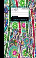 Unicorn Composition Notebook: College Ruled Writer's Journal / Notebook for School / Teacher / Office / Student [ Softback * Perfect Bound * Carnival * Large ]