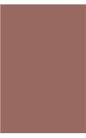 Journal Dark Chestnut Brown Color Simple Plain Brown