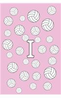 I Volleyball Notebook