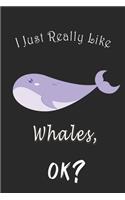 I Just Really like Whales, OK ? Journal
