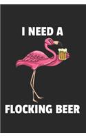 Flamingo Bier Notizbuch