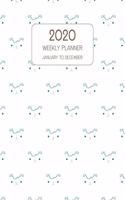2020 Weekly Planner January to December